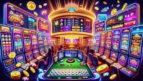 Antarmuka Infinite Blackjack dengan dealer langsung di studio broadcast gagak jitu